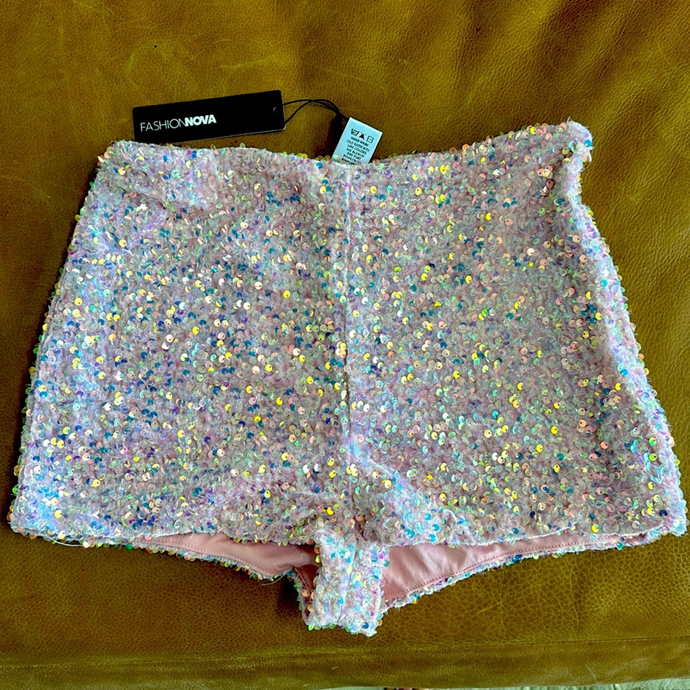 NWT sequin shorts